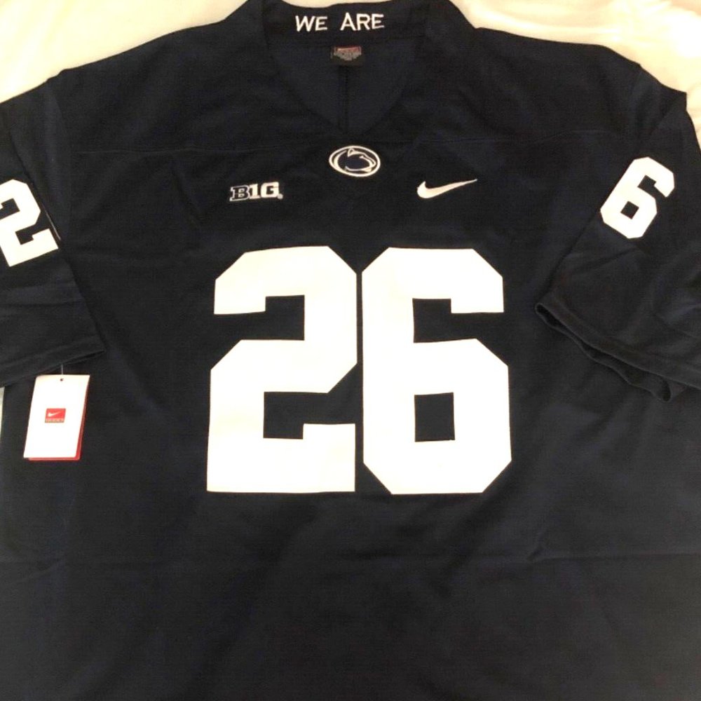 Nike PENN STATE NITTANY LIONS SAQUON BARKLEY Men's JERSEY Sz M,L,XL,2XL NEW